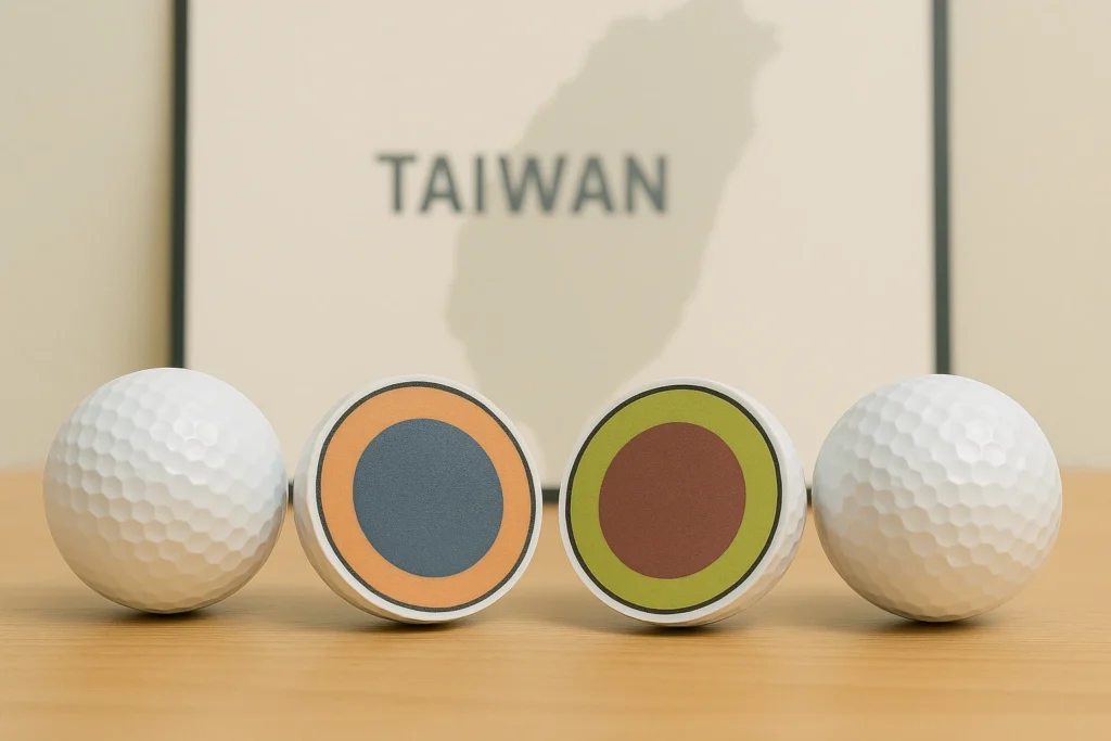 OEM golf ball cross-sections with core layers, Taiwan manufacturer quality control export