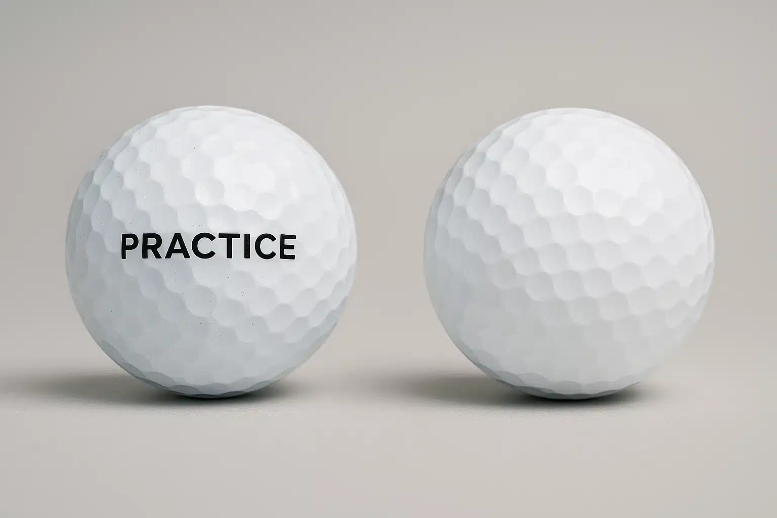 custom practice golf balls for training and wholesale orders