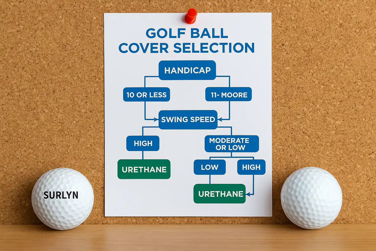 golf ball cover guide golf ball cover selection chart for OEM and wholesale buyers