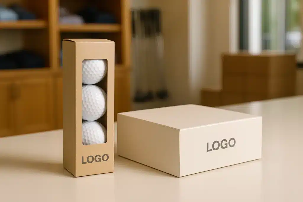 Custom logo golf balls gift box set for corporate gifts and OEM wholesale buyers