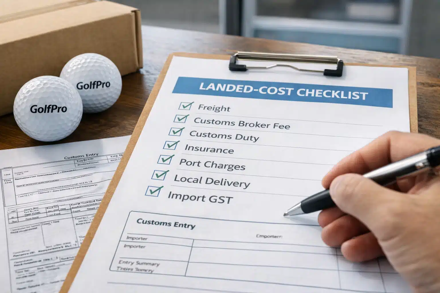 Golf balls export wholesale Branded golf balls with landed-cost checklist for export wholesale procurement