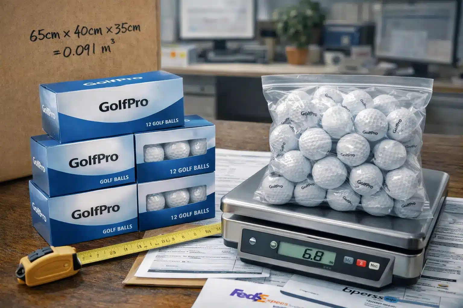 Golf balls export OEM Branded golf balls weighed and boxed for export OEM wholesale shipping