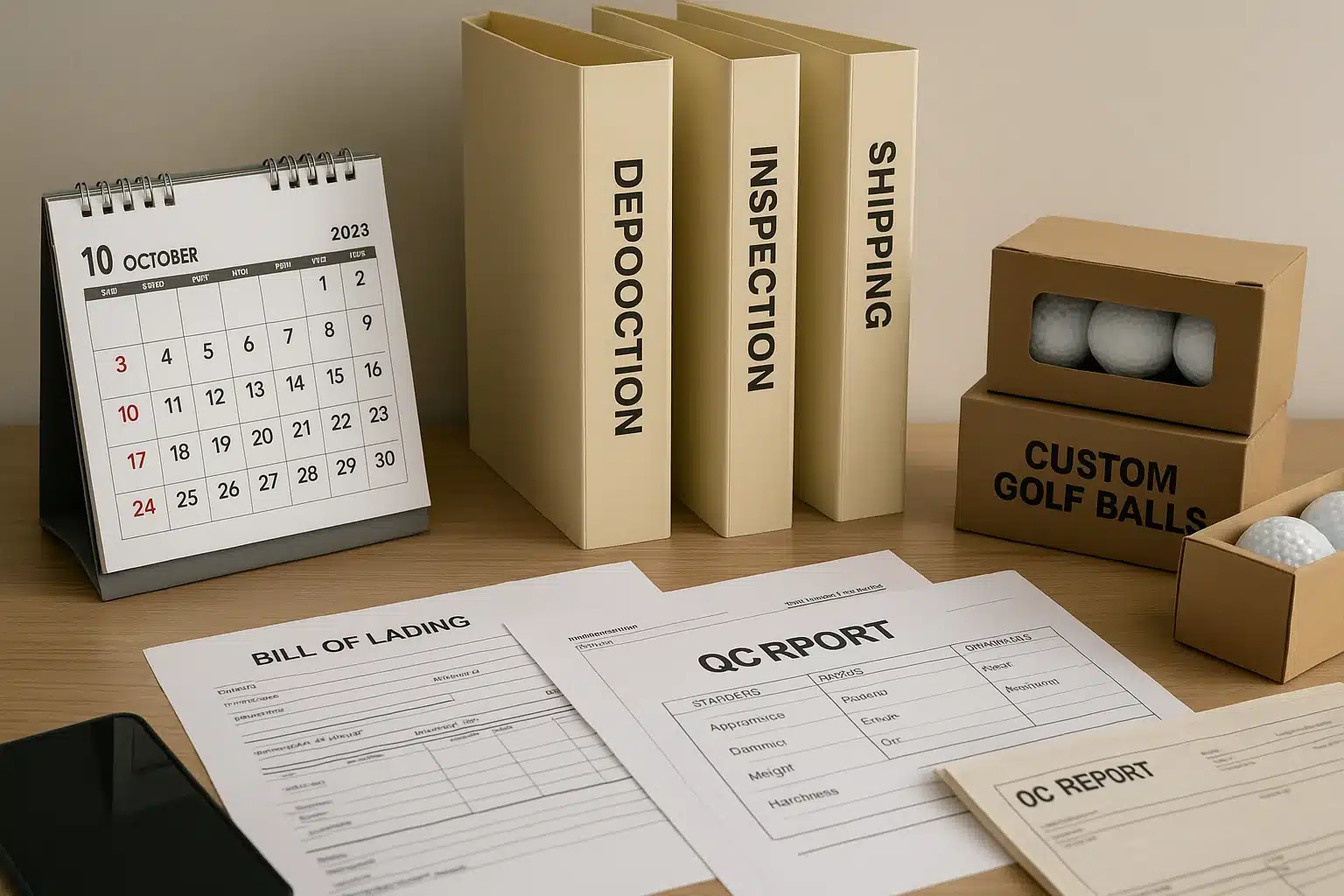 Golf Balls Export QC Custom golf balls with QC report and bill of lading for export wholesale