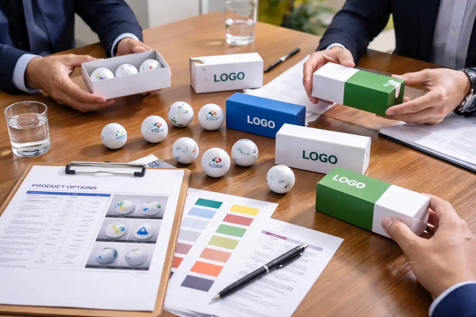 custom golf balls OEM custom logo golf balls with packaging boxes for branded OEM sample review