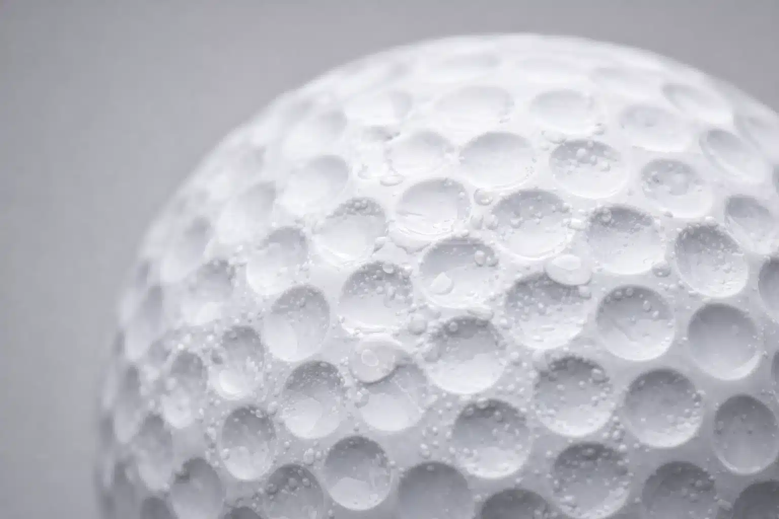 golf ball quality control golf ball dimple surface with water droplets for manufacturer quality control export
