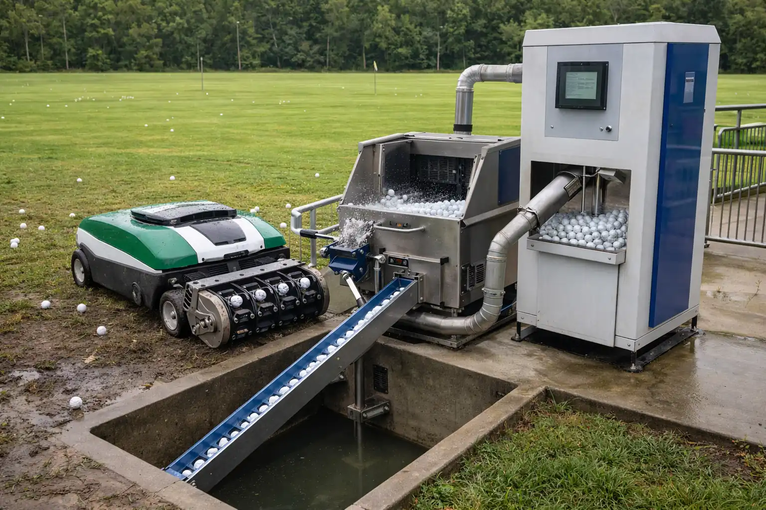 range golf balls training range golf balls with picker and washing system for golf training and golf gear