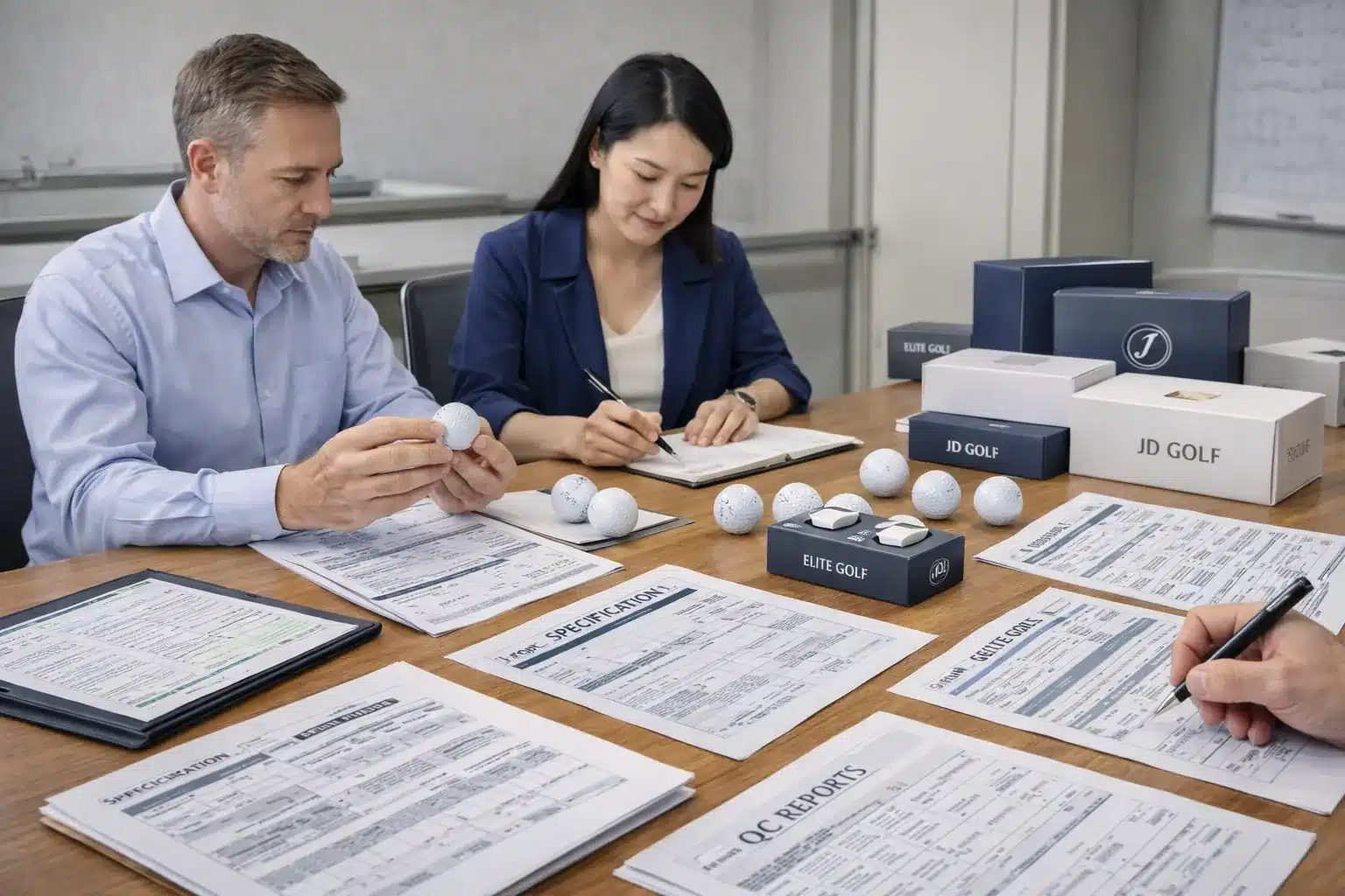 golf balls OEM packaging custom golf balls reviewed with branded packaging and QC reports for OEM buyers