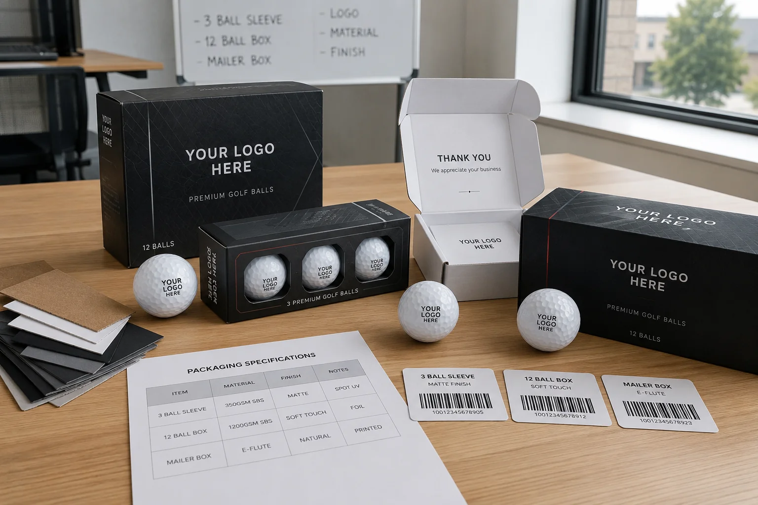 Custom Branded Golf Balls custom branded golf balls with premium packaging specifications for B2B buyers