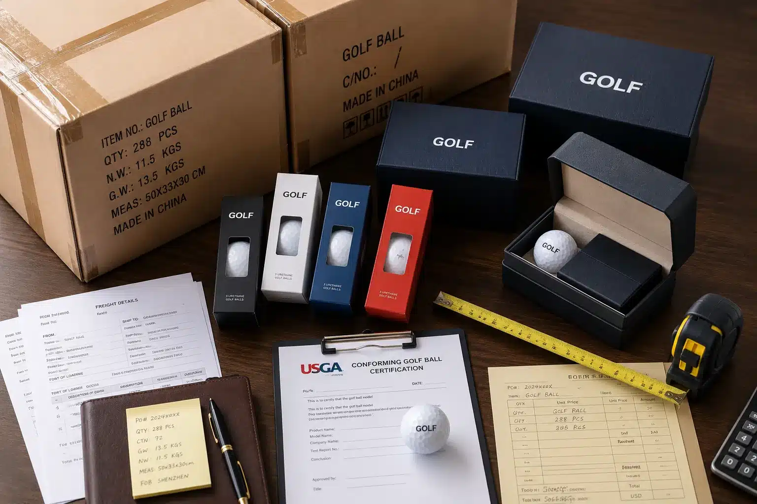 custom golf balls export custom golf balls with gift packaging and export documents for wholesale buyers