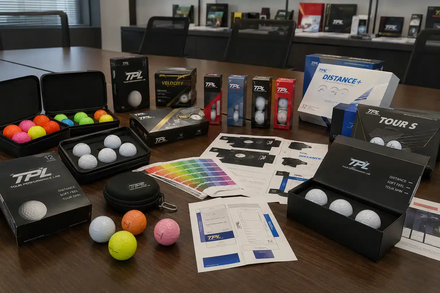 custom golf ball packaging custom branded golf balls with packaging samples for B2B buyers