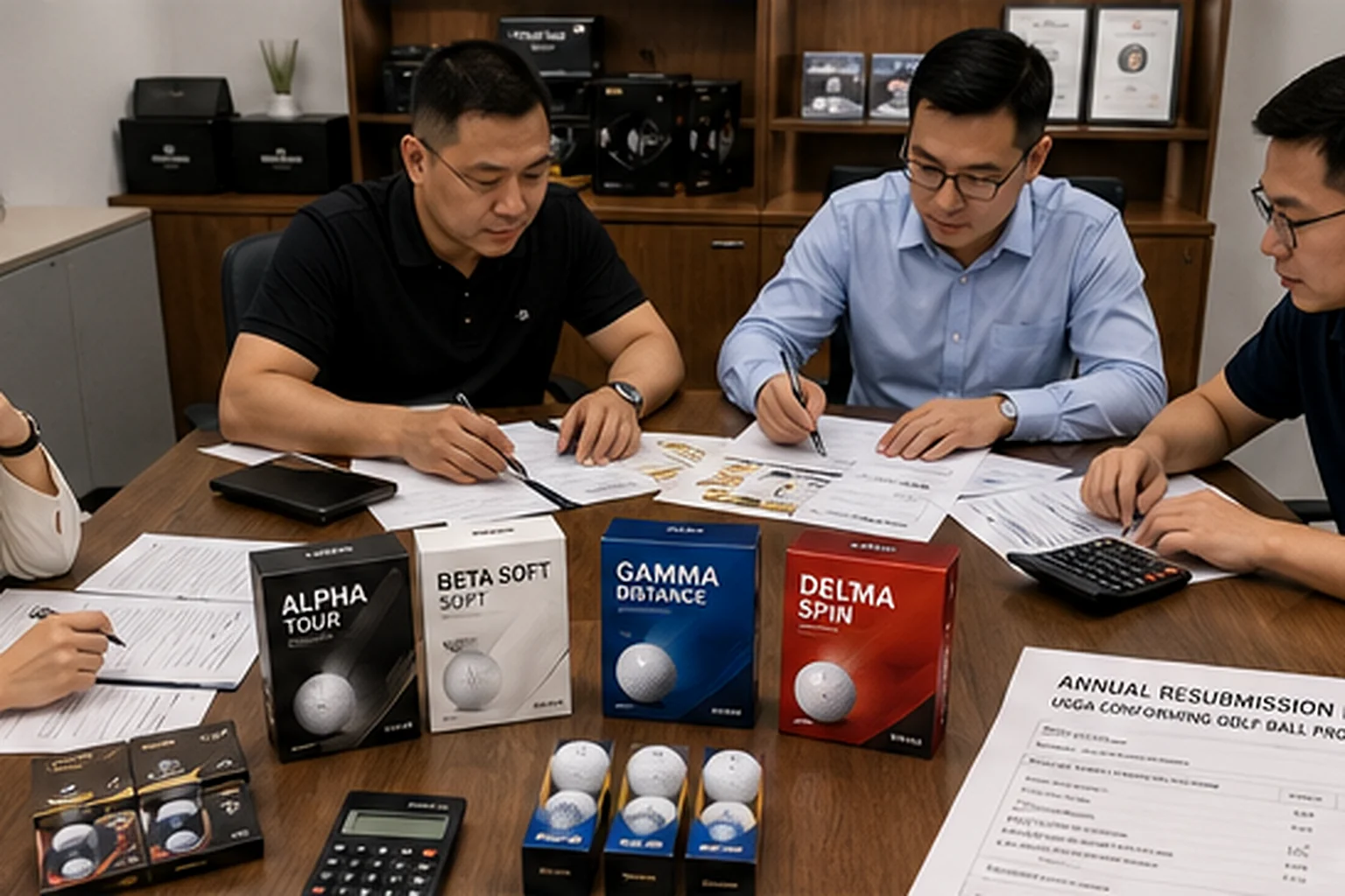 Custom Golf Balls OEM custom golf balls packaging review in OEM buyer meeting