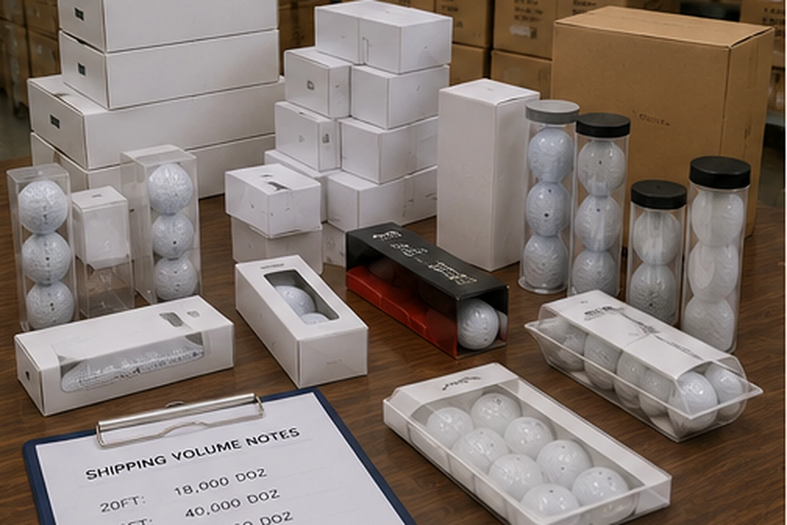 Custom Golf Balls Packaging custom golf balls packaging options with shipping volume notes for wholesale export
