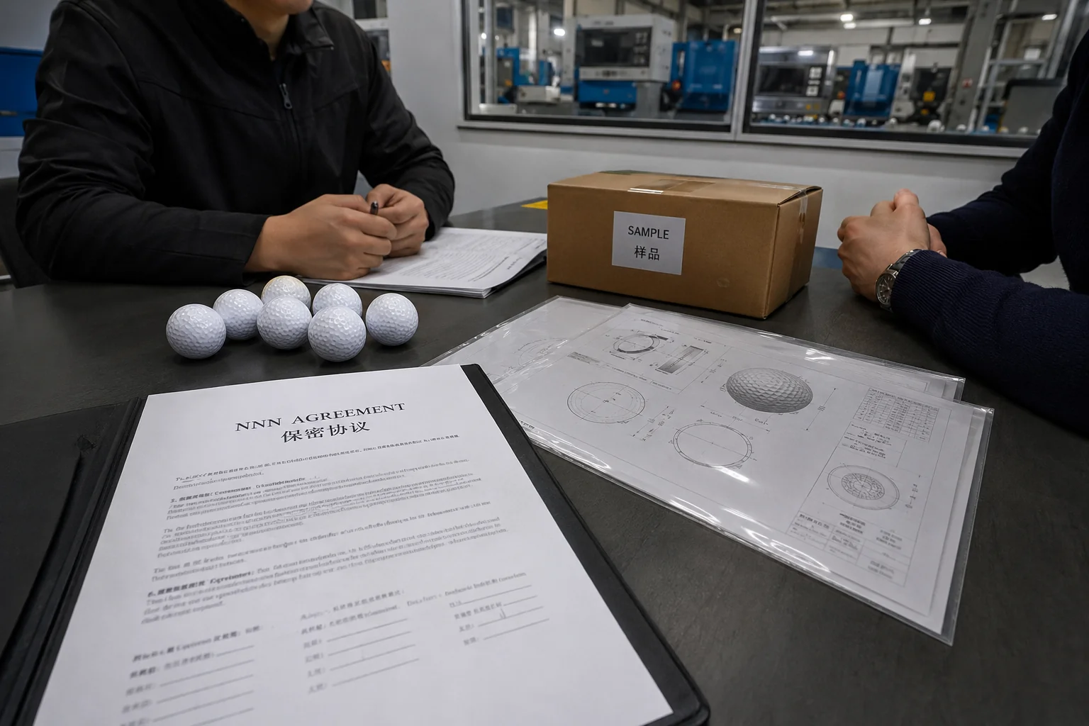 Custom OEM Golf Balls custom OEM golf balls with sample box and factory design agreement