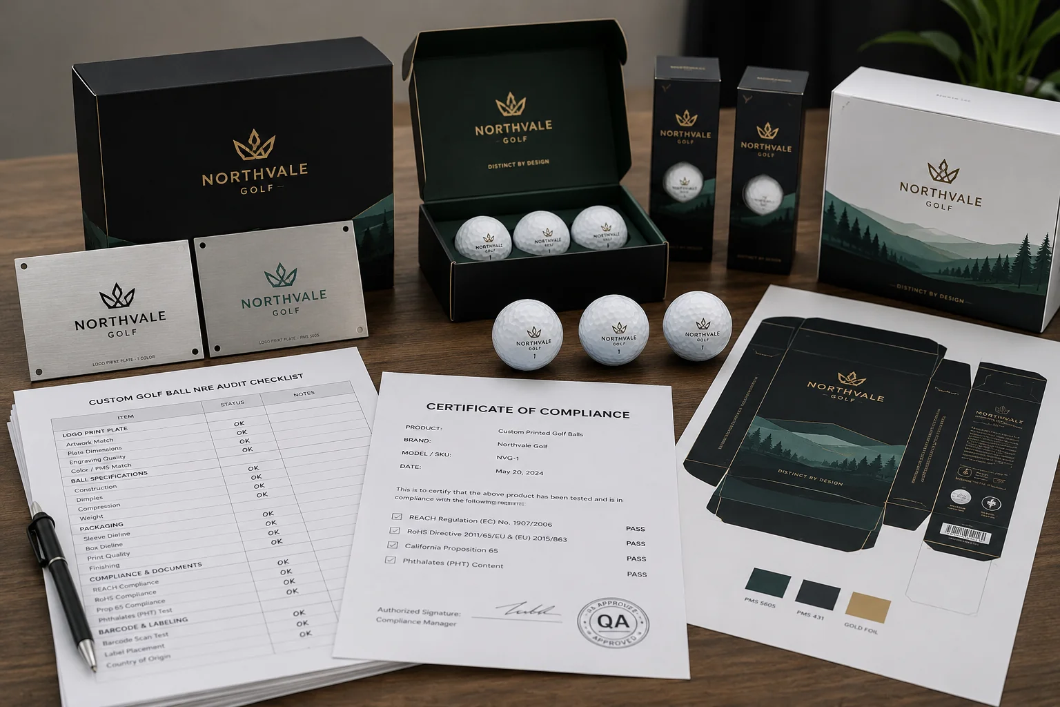 Custom Printed Golf Balls custom printed golf balls with branded packaging and compliance checklist