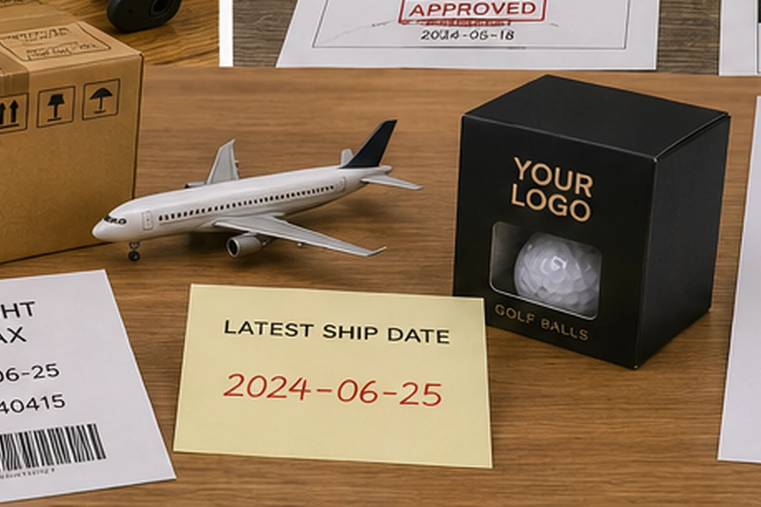 Custom Golf Ball Export custom golf ball packaging with ship date for OEM export planning