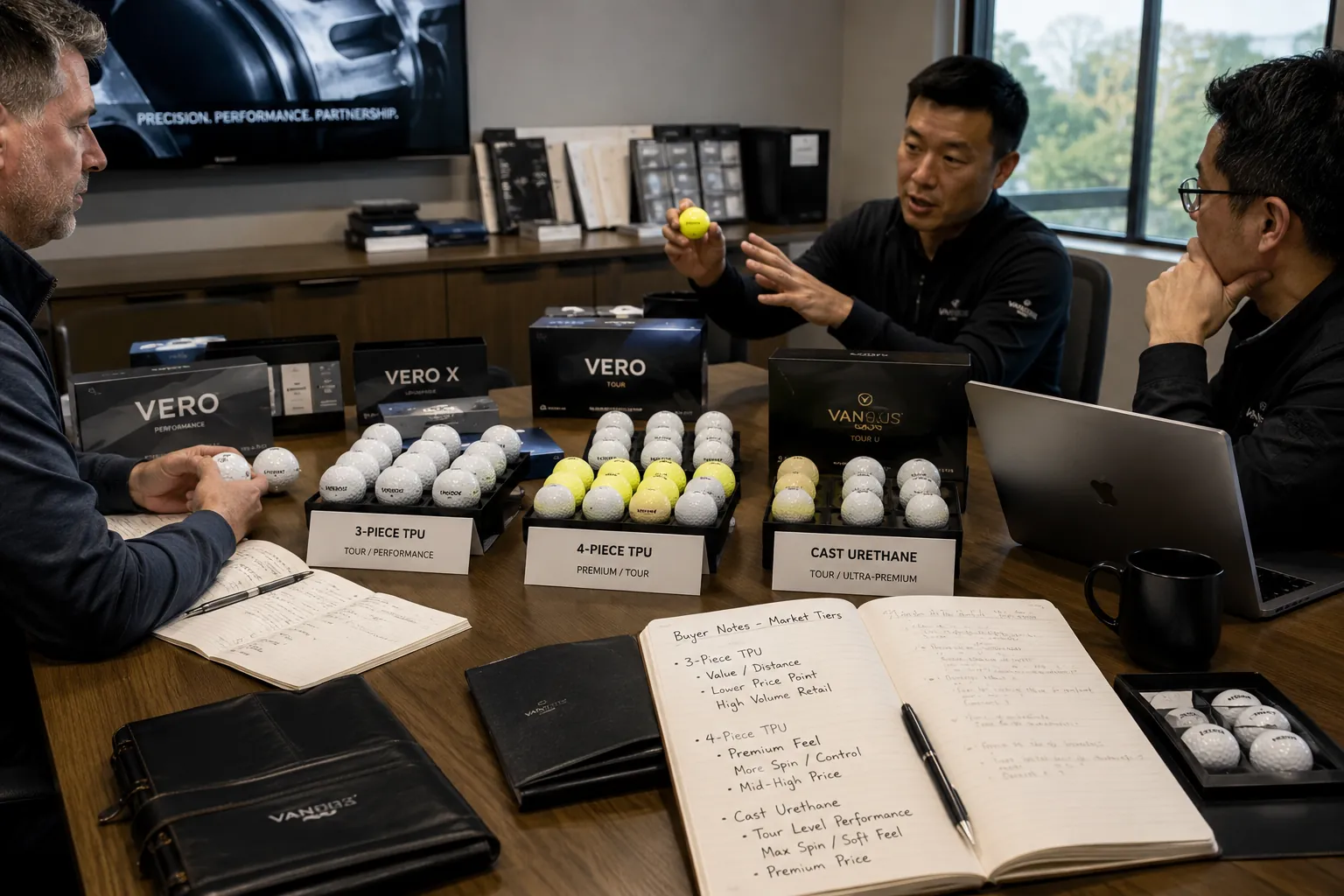 Custom OEM Golf Balls custom OEM golf balls in buyer meeting for wholesale product selection