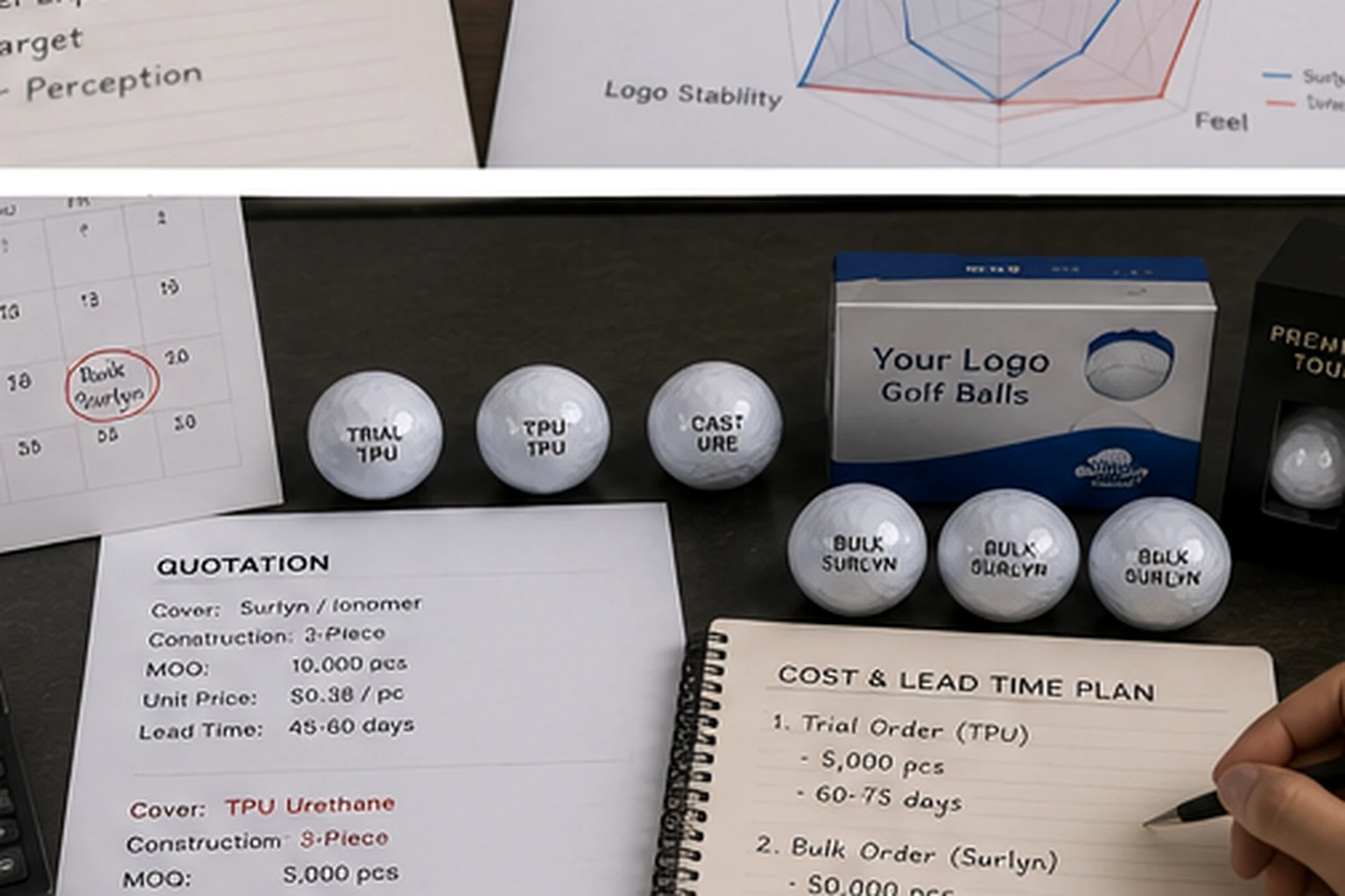 Custom OEM Golf Balls custom golf balls with quotation and lead time plan for OEM bulk orders