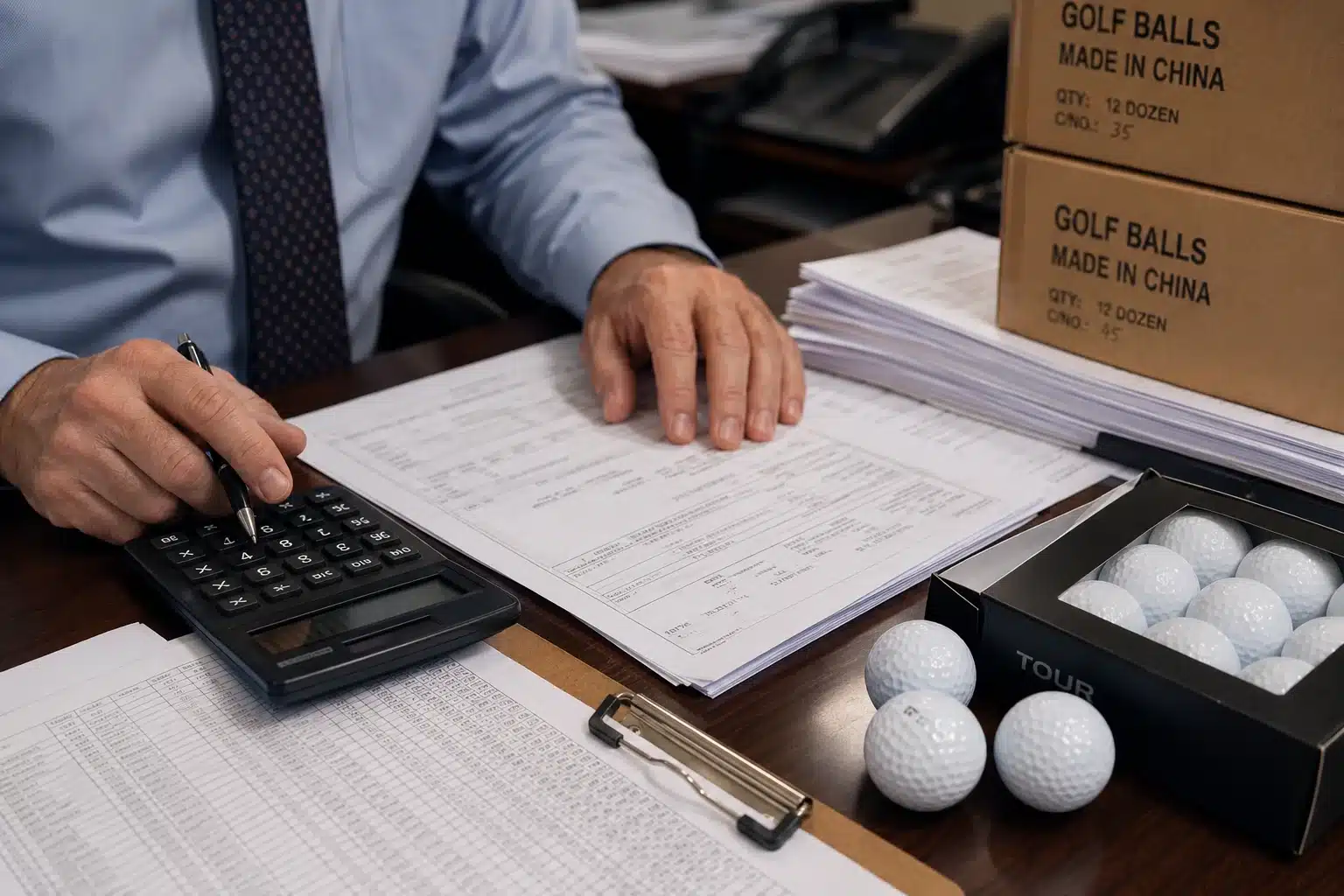 golf balls export invoice made in China golf balls with invoice documents for export review