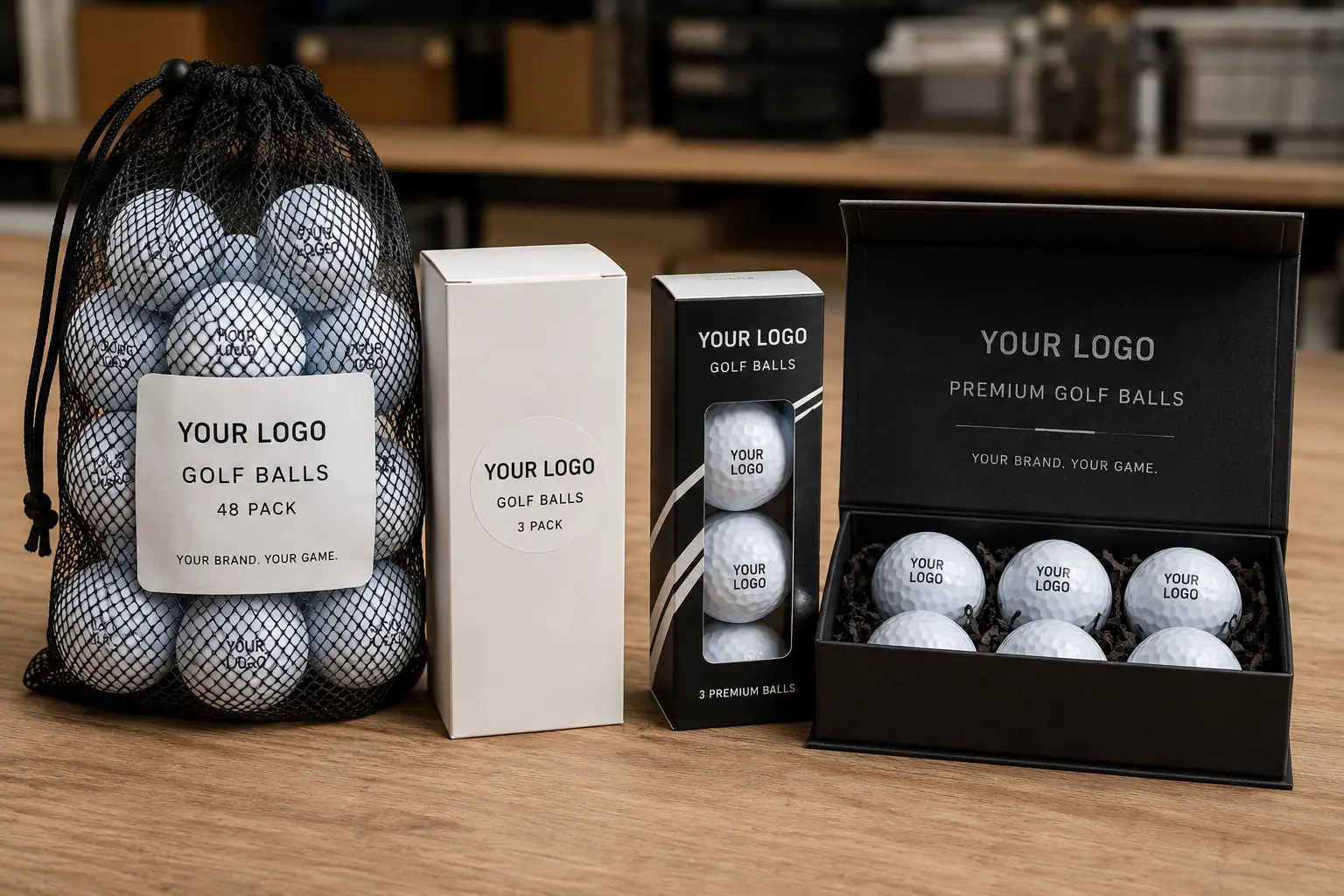 Custom Golf Ball Packaging custom branded golf balls with packaging options for OEM wholesale buyers