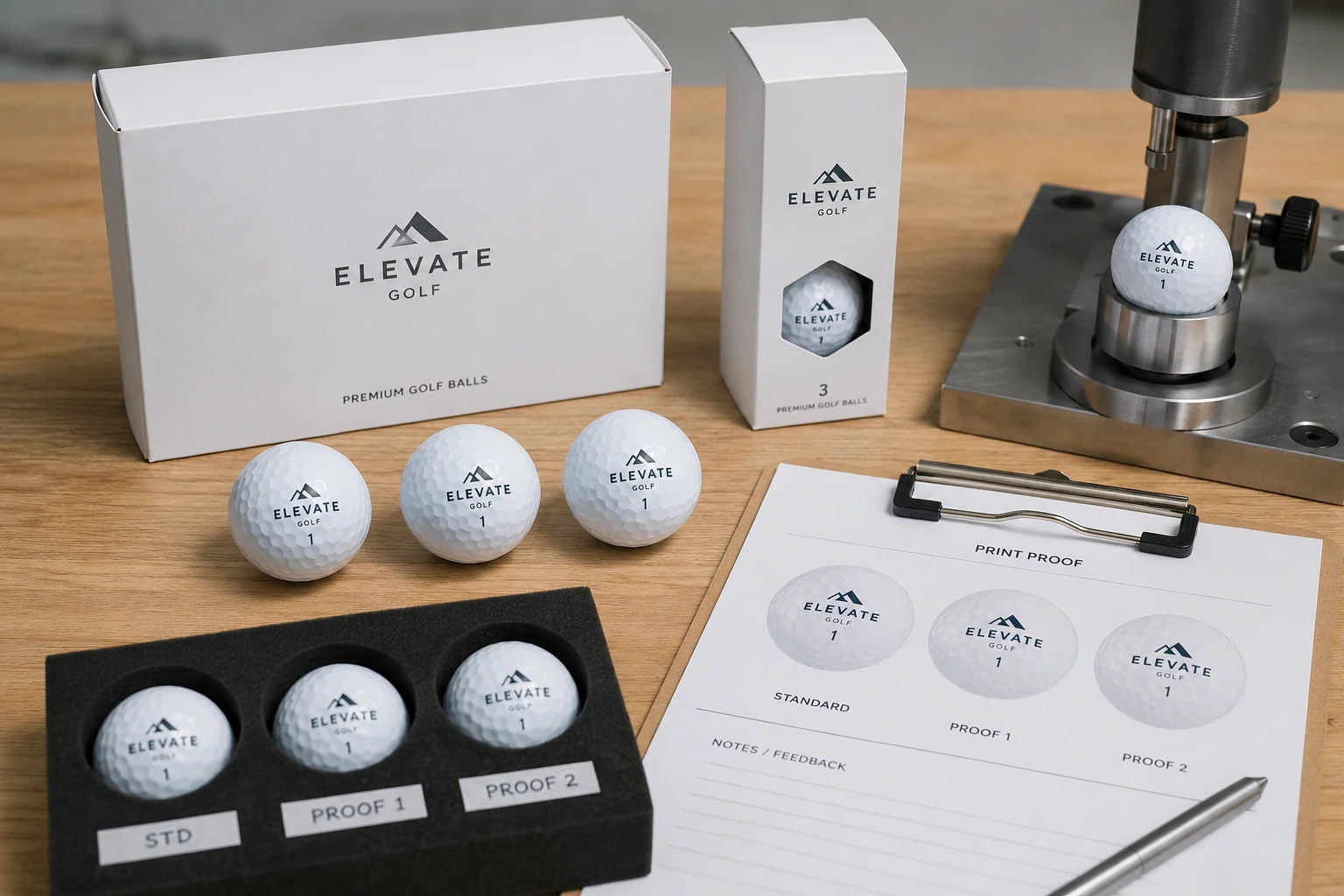 Custom OEM Golf Balls custom branded golf balls with print proof and packaging for OEM buyers