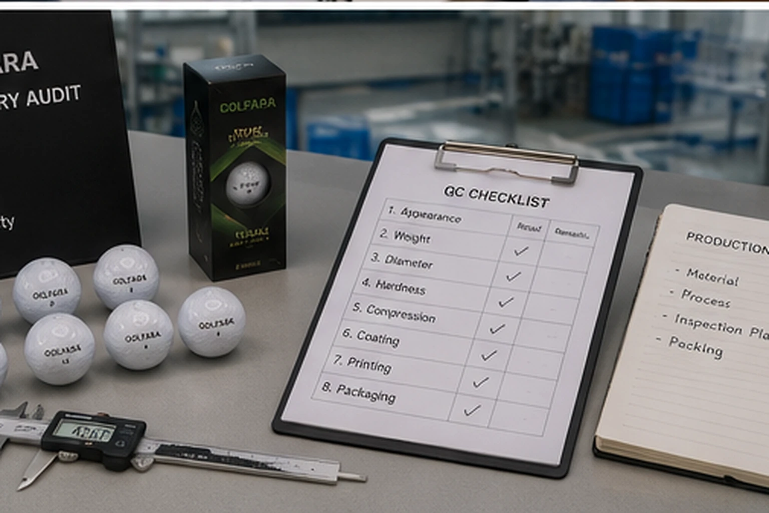 OEM Golf Balls Quality Control OEM golf balls quality control checklist in factory