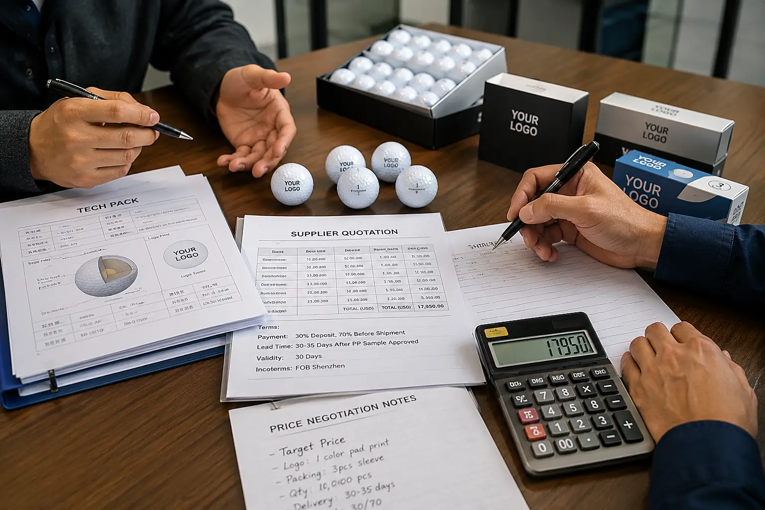 Custom OEM Golf Balls custom golf balls with supplier quotation for OEM wholesale price negotiation