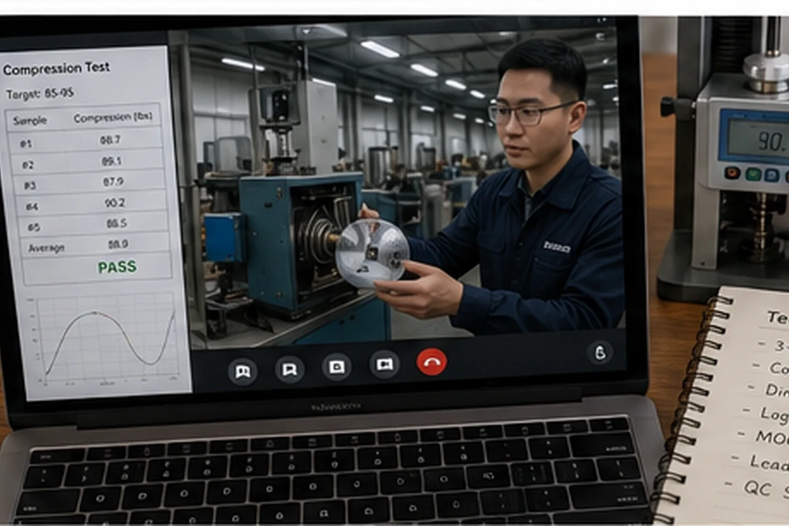 OEM Golf Ball Audit OEM golf balls in remote factory audit with quality control testing