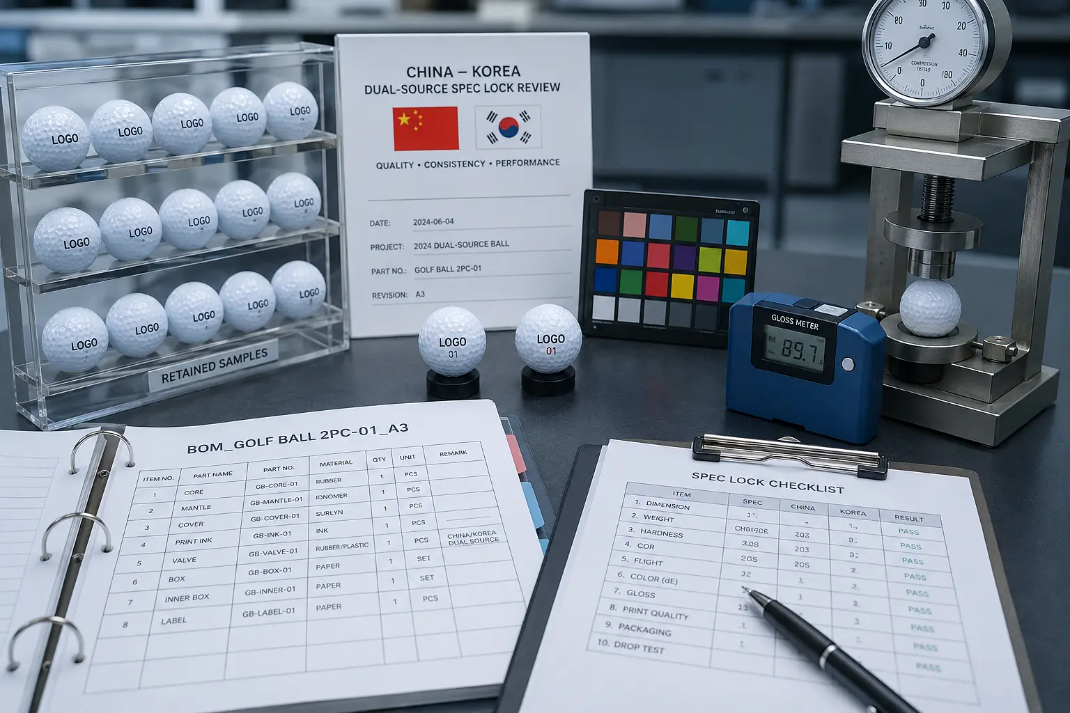 OEM Golf Balls Review OEM golf balls dual-source spec review with quality control testing