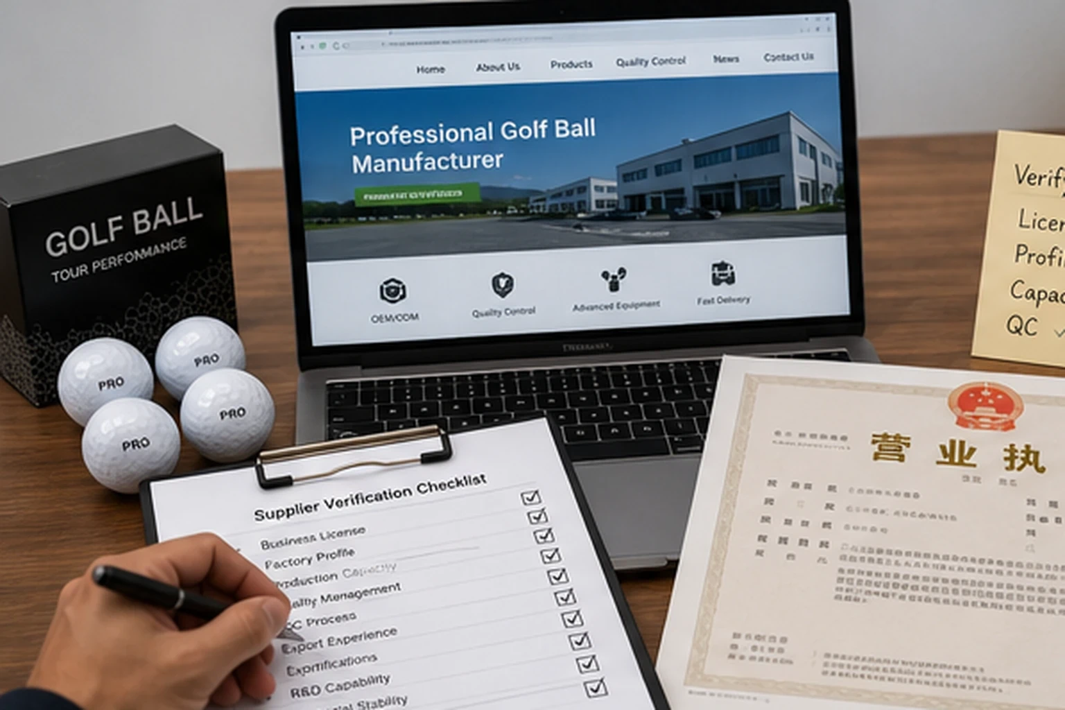 OEM Golf Ball Manufacturer OEM golf balls with supplier verification checklist for manufacturer sourcing
