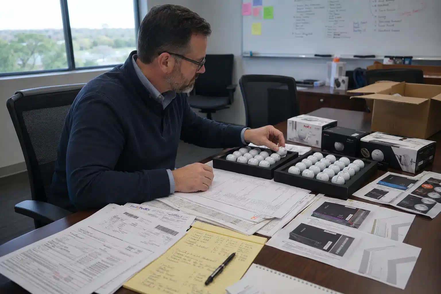 OEM golf balls export OEM golf balls in office packaging review for export quality control