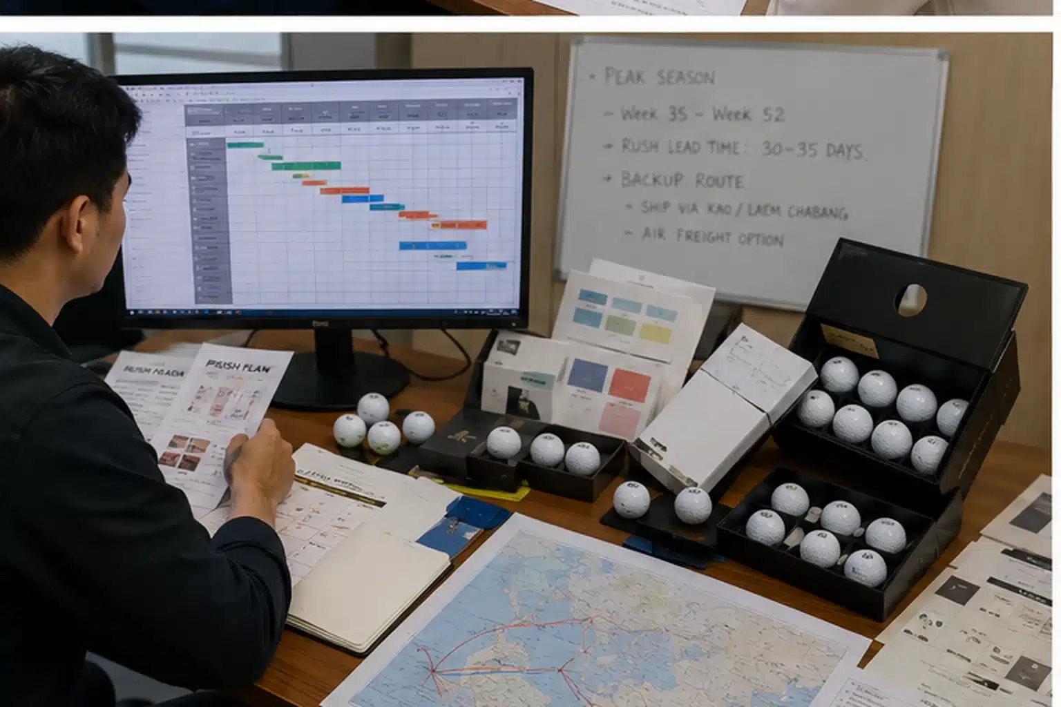OEM golf balls export OEM golf balls with peak season export plan and shipping route