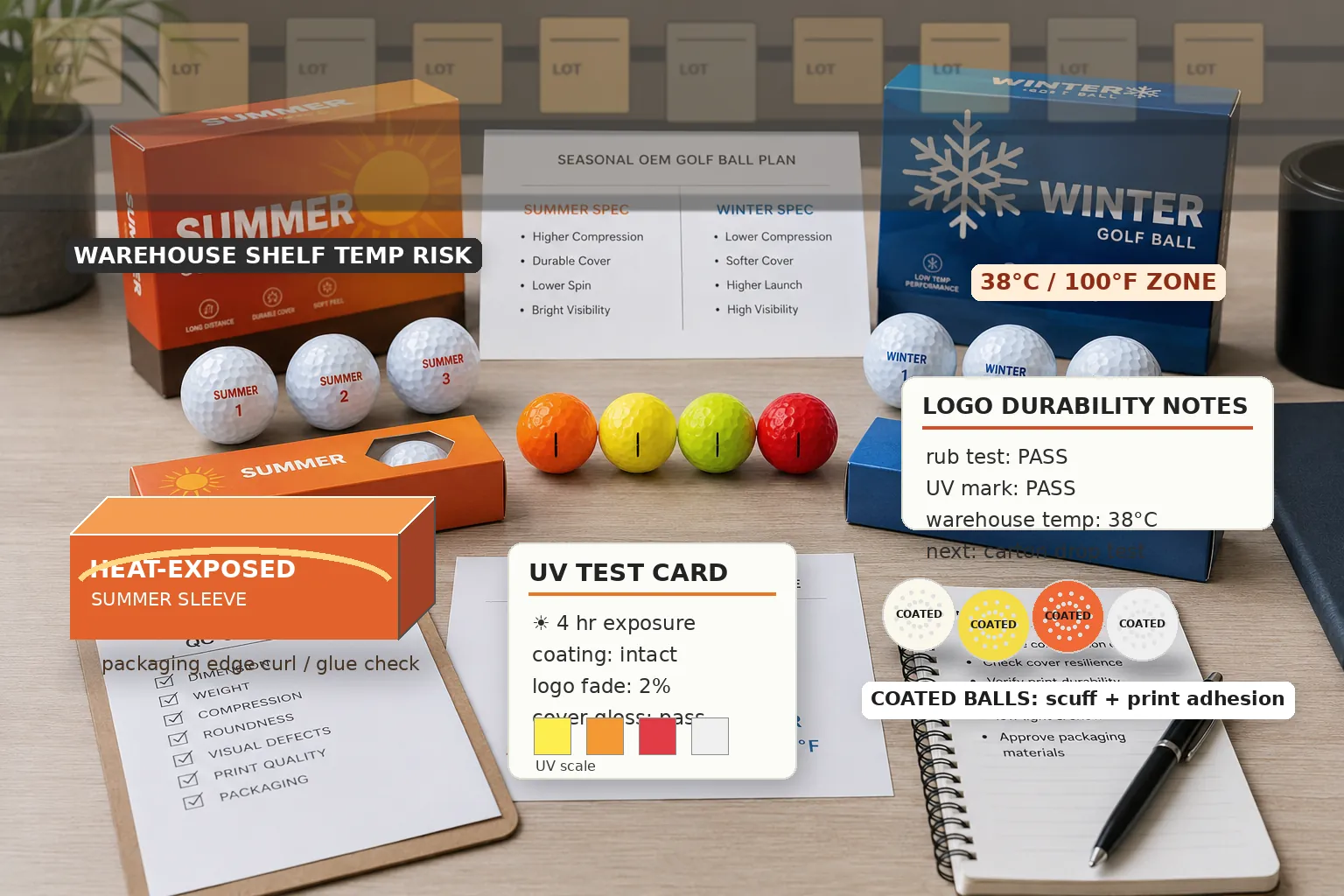 Custom Golf Balls Packaging OEM custom golf balls seasonal packaging with UV durability quality control
