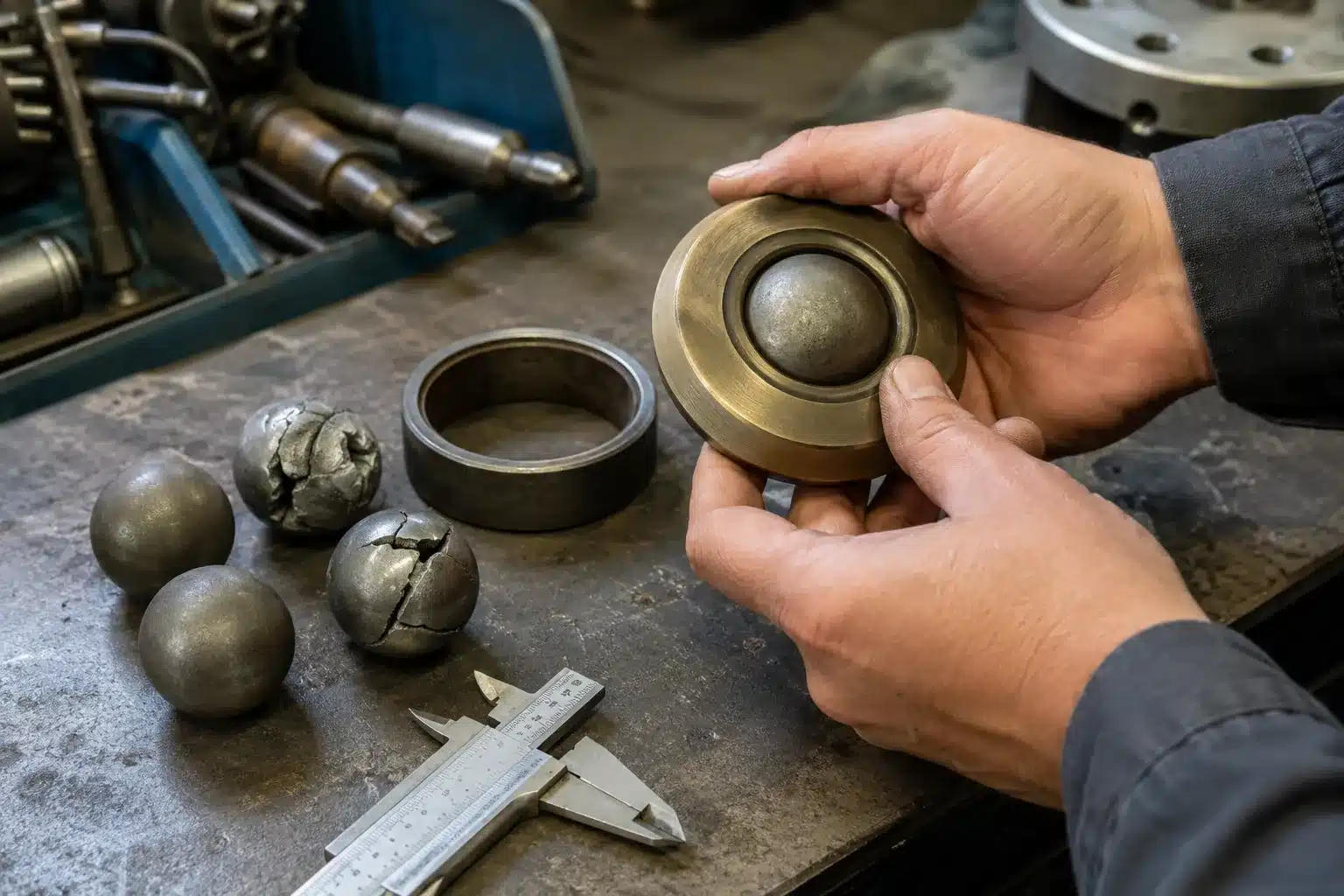 OEM Golf Ball Mold golf ball mold tooling inspected in factory for OEM quality control