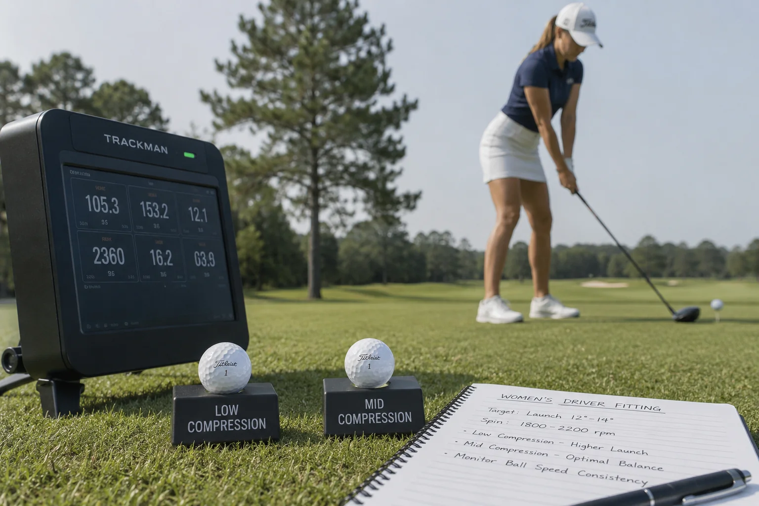 Golf Balls Training QC golf balls in driver fitting with golf training and quality control