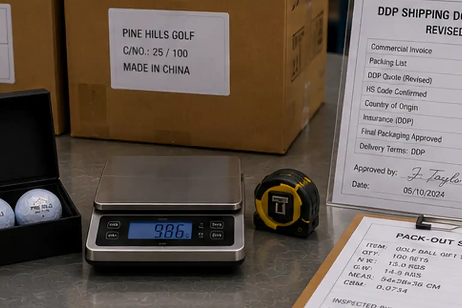 export golf ball gift sets export golf ball gift sets with DDP documents and made in China carton