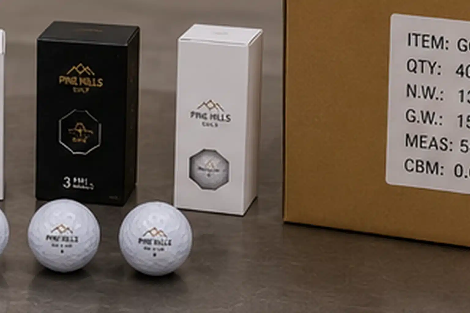 custom golf ball gift sets custom golf ball gift sets beside export carton and golf package