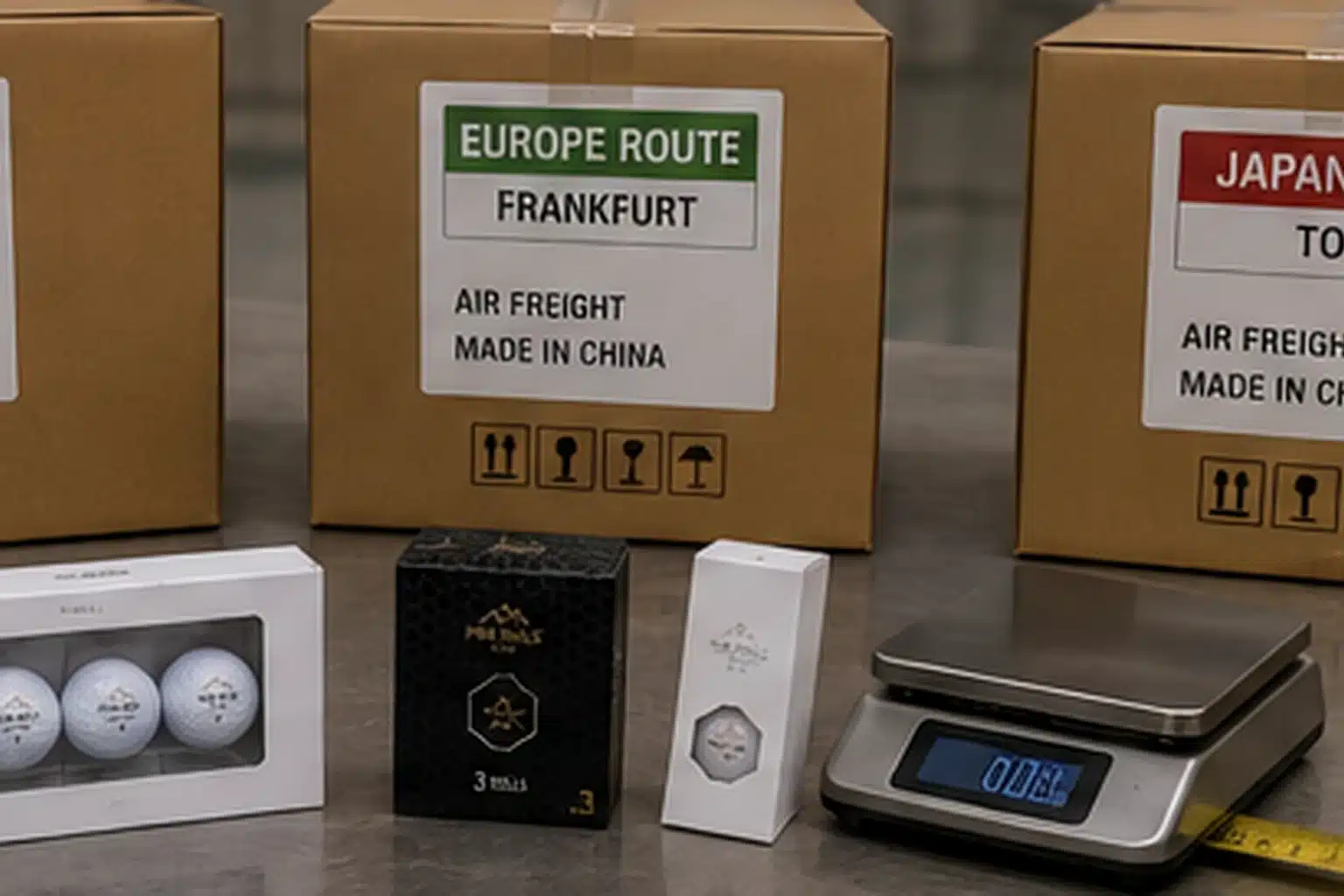 export golf ball gift sets export golf ball gift sets in made in China air freight cartons