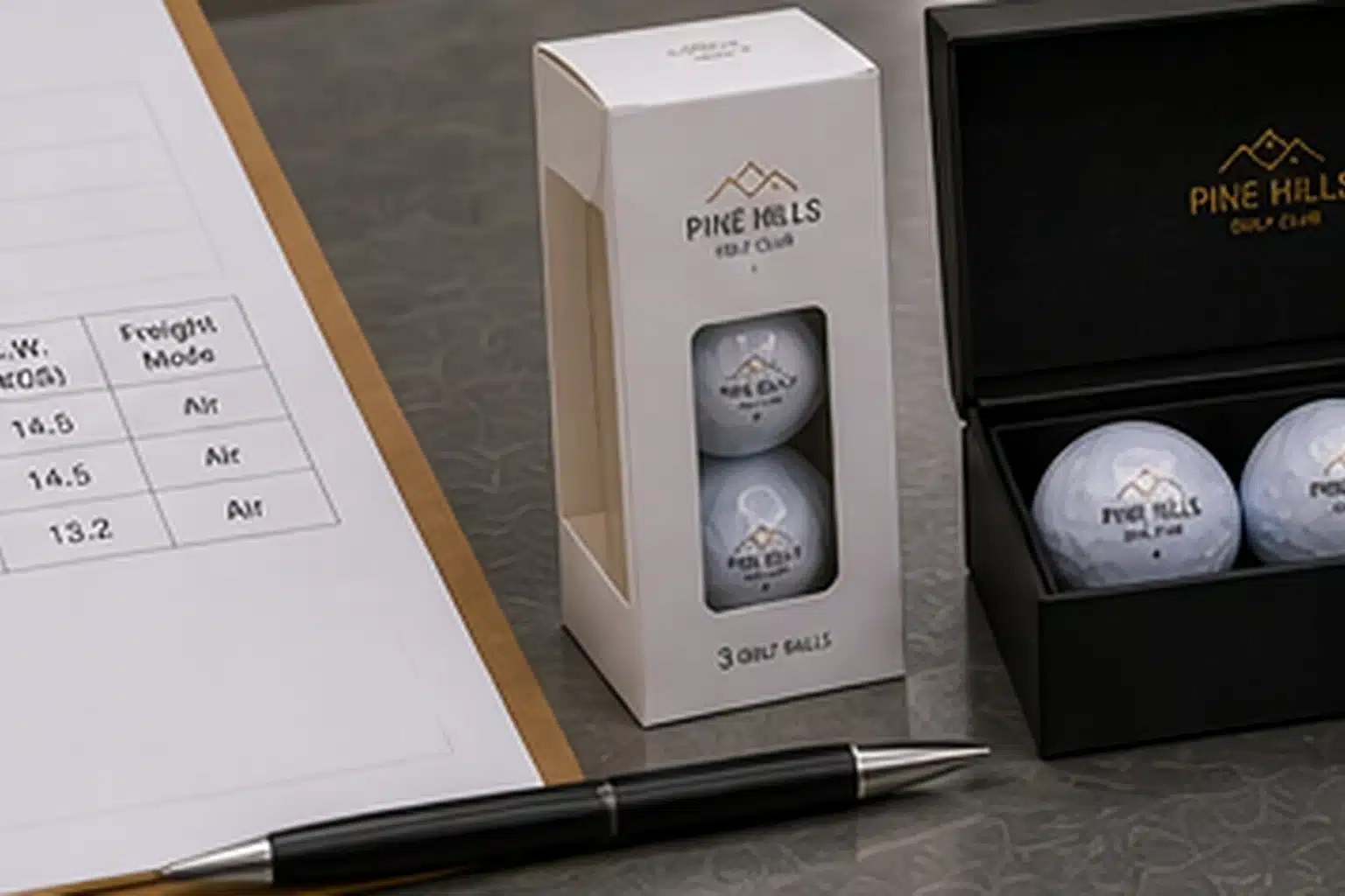 export golf ball gift sets custom golf ball gift sets in sleeve box golf packaging for export