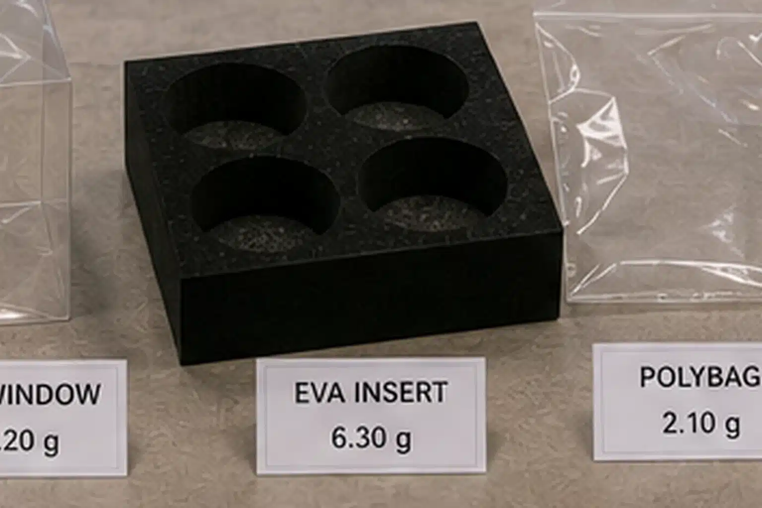 export golf packaging insert golf ball packaging EVA insert with polybag samples for export