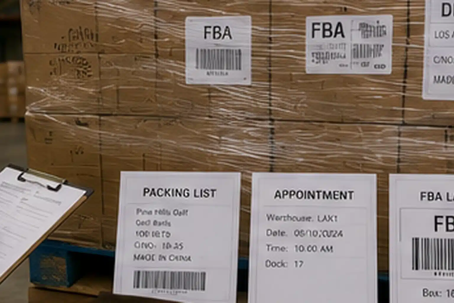export golf balls pallet made in China export golf balls on FBA pallet with packing list