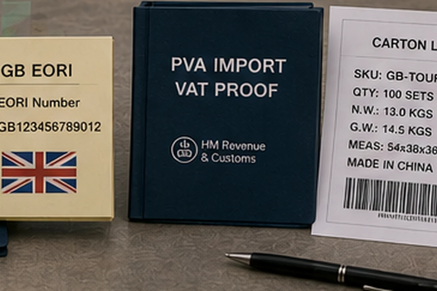 export golf balls UK export golf balls with GB EORI VAT proof and made in China label