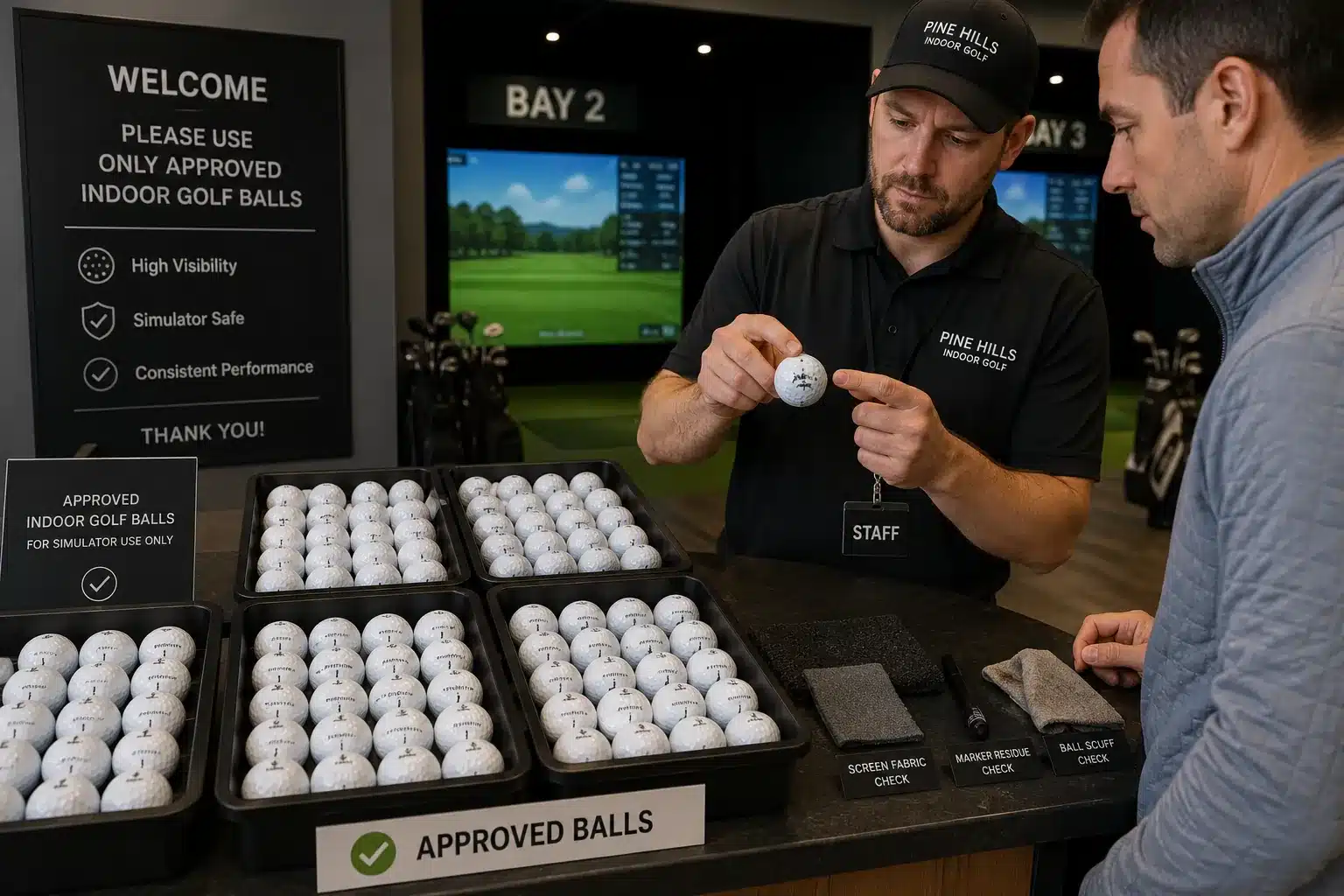 bulk indoor golf balls bulk indoor golf balls approved by staff for simulator quality control