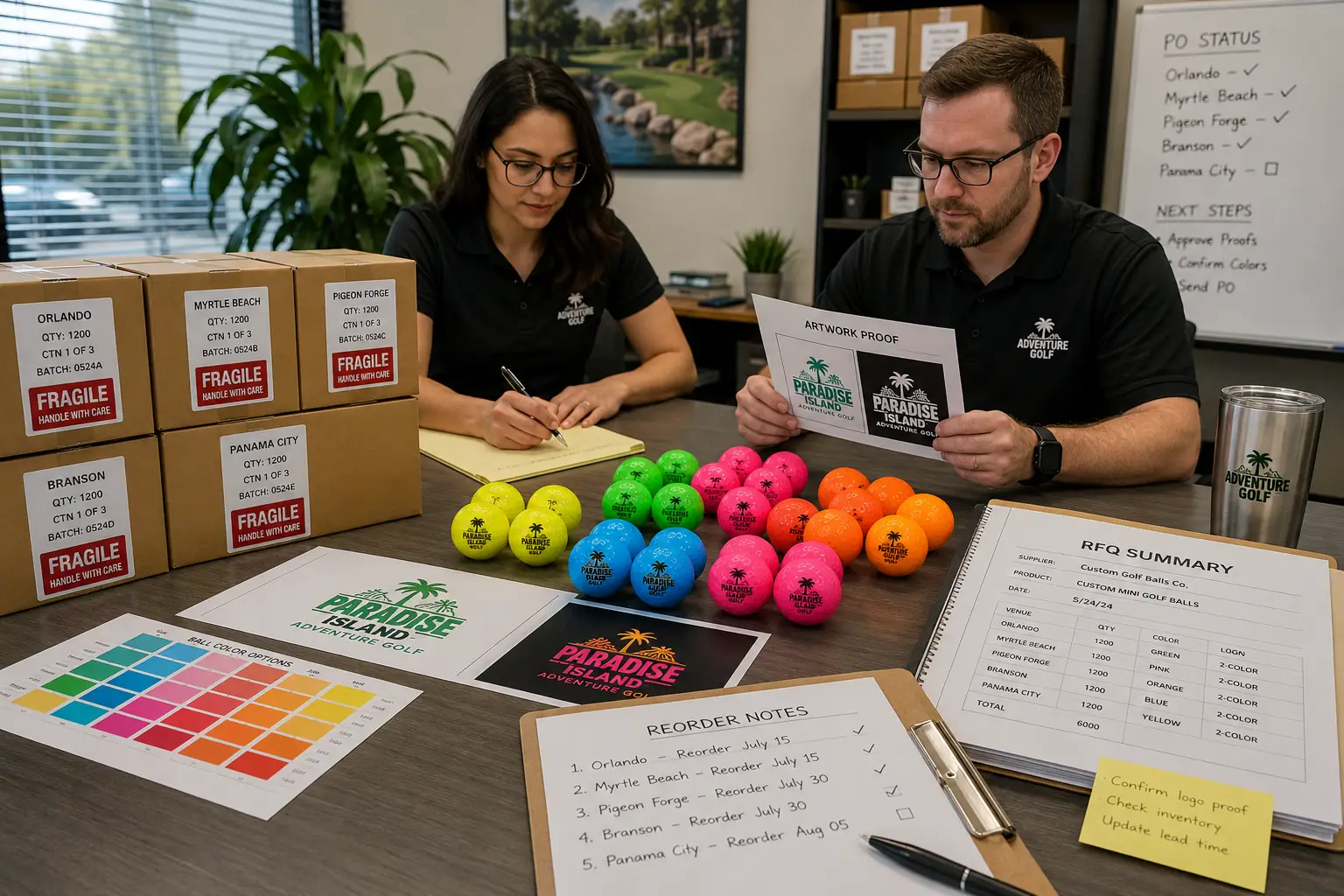 OEM custom mini golf balls OEM custom mini golf balls reviewed with artwork proof and RFQ documents