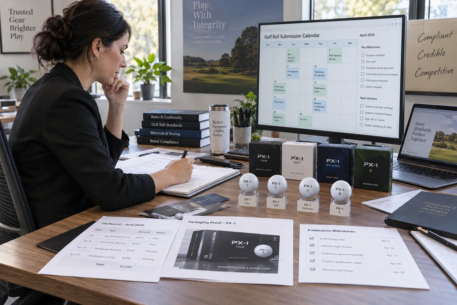 OEM Golf Balls Quality Control OEM golf balls reviewed for conformity submission with branded packaging and quality control records