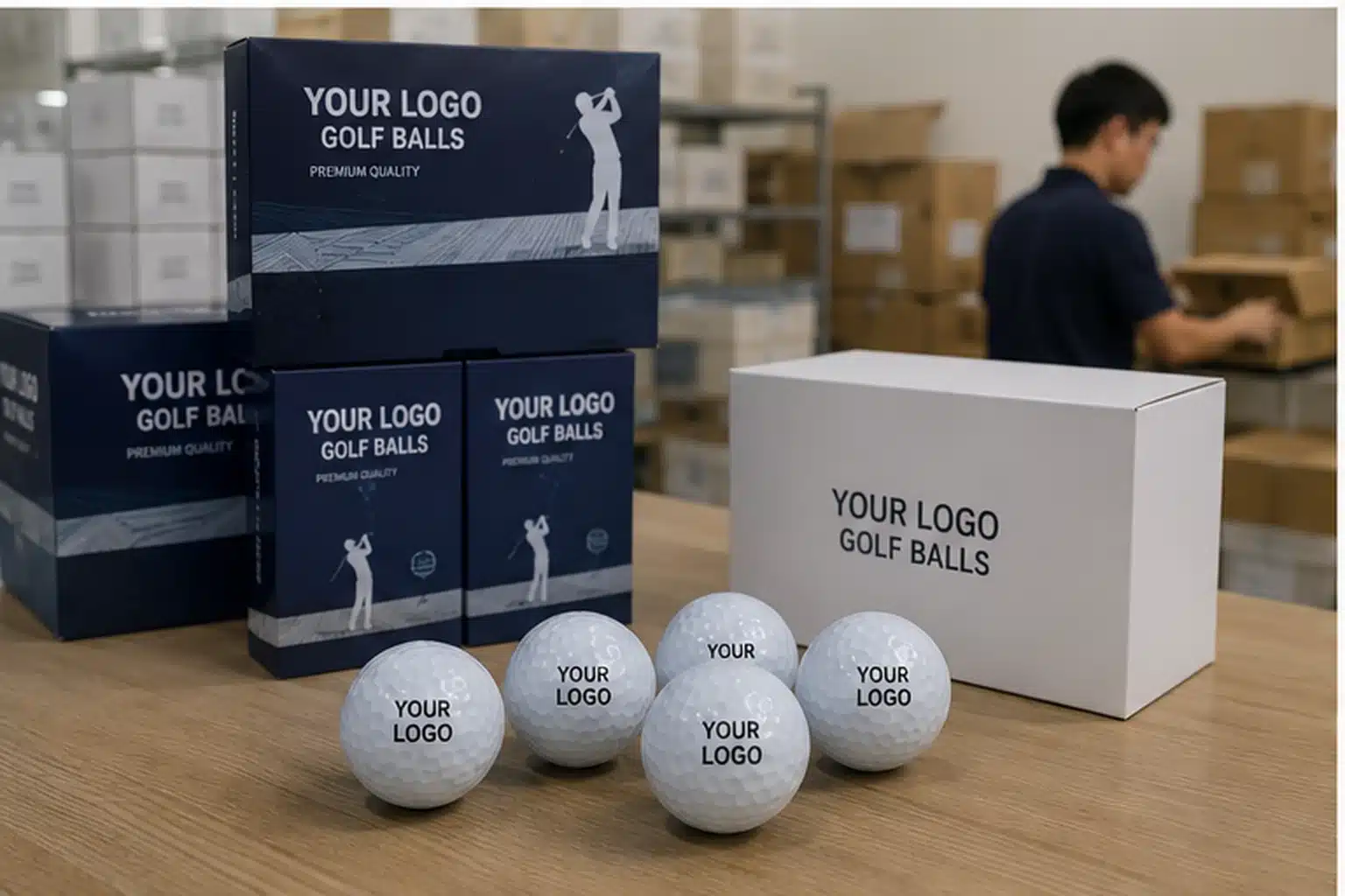 Custom Golf Balls Packaging custom branded golf balls with packaging prepared for wholesale buyers