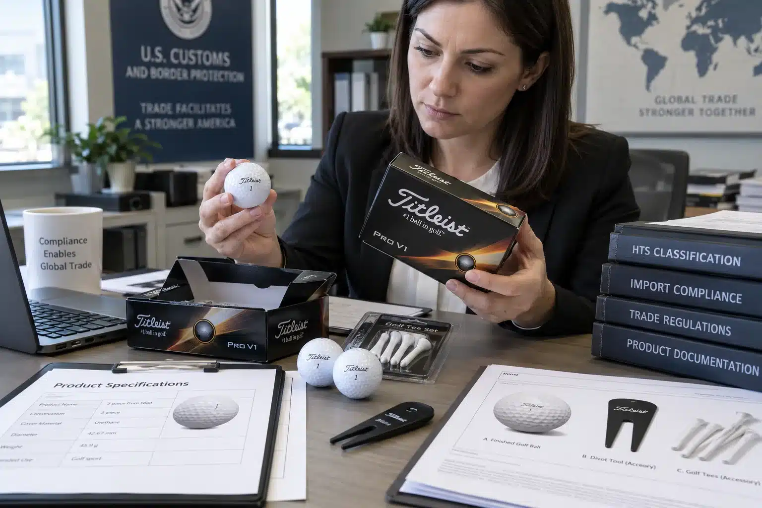 Branded Golf Balls Export branded golf balls reviewed for export compliance with packaging and product documentation
