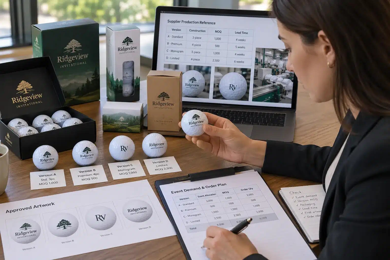 Custom Golf Balls OEM Custom golf balls compared for tournament order with OEM supplier MOQ and packaging options
